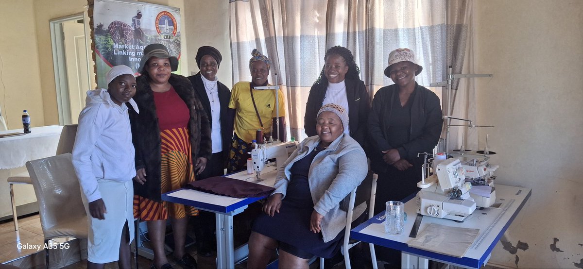 Today we introduced sewing hubs in Magwegwe North(Ward 29) and Emganwini(Ward 26) - empowering aspiring tailors with skills to learn, produce, and earn through sewing. 
#ConnectThuthuka