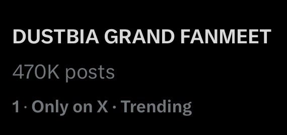 30K posts to go!!!! bida bida pero kalaban mo cheffies

DUSTBIA GRAND FANMEET
DUSTBIA GRAND FANMEET