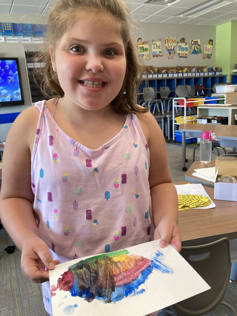 Elementary Summer SAIL 1st grade students creating art! #SummerSAIL #dlpschools