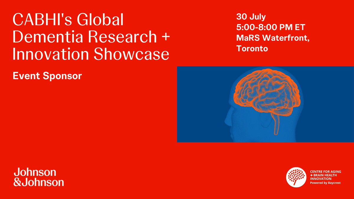 JNJInnovation's tweet image. We are excited to sponsor @cabhi_innovates Global Dementia Research + Innovation Showcase on 7/30 during #AAIC2025. Explore groundbreaking innovations and network with leaders transforming care for older adults! Learn more here: jji.jnj/4ezbsxs