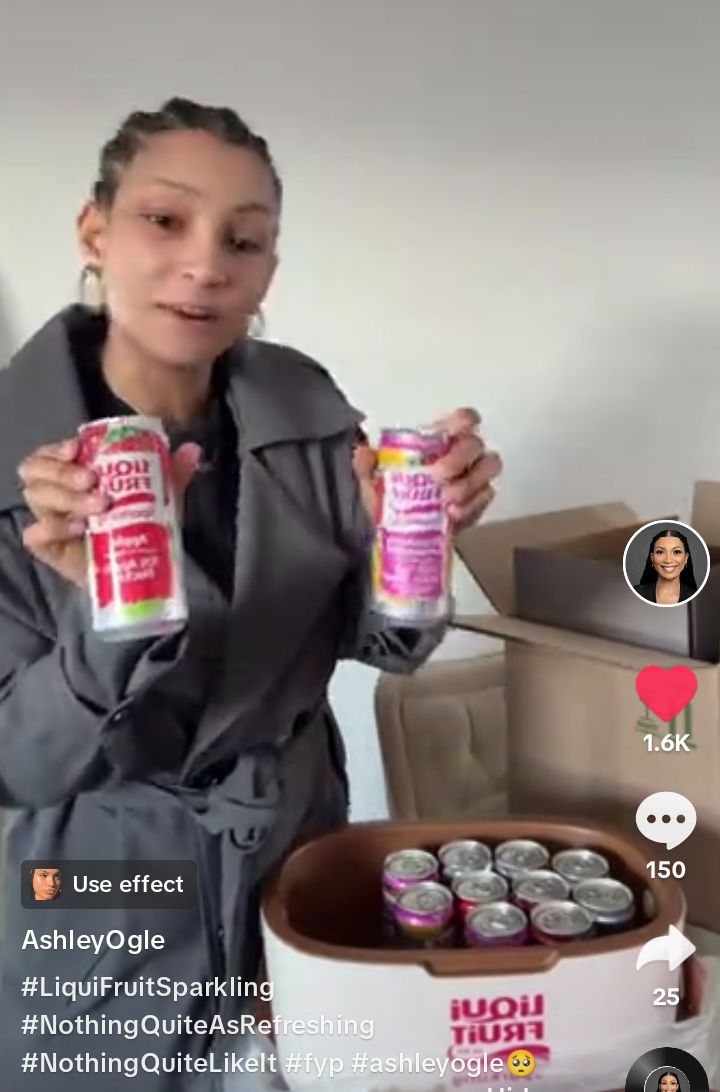 When it's your year it's 🤷🏾‍♂️❤️Liquefruit🟣 we saw you coming and you just arrived 💜She got her own Cooler Box now😂

A SUBLIME THURSDAY WITH SWEETASHLEY 
WE WILL ALWAYS CHOOSE SWEETASHLEY 
#TbTWithSweetAshley
#AkhonamathembaZwane 
#AshleyBryInnOgle