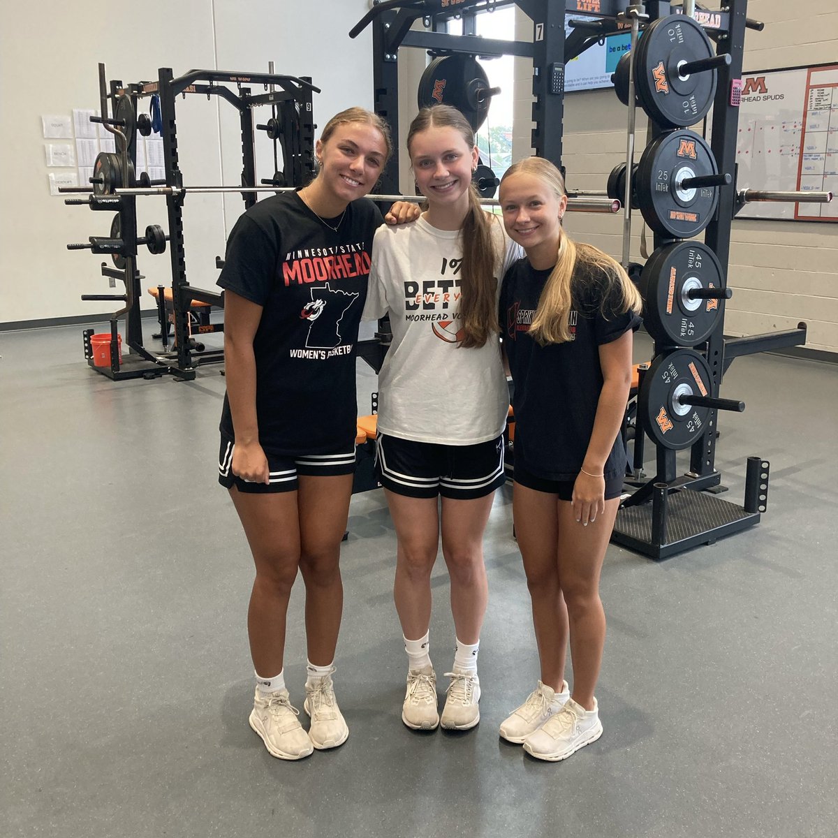 Moorheadvb's tweet image. Long day of volleyball ➡️ Early morning workout✅ 
These girls showed up‼️
This kind of dedication, grit, and heart is what sets athletes apart!💥 Nothing makes a coach prouder than seeing their athletes choose to grow. #ItStartsWithOne #RiseToTheChallenge