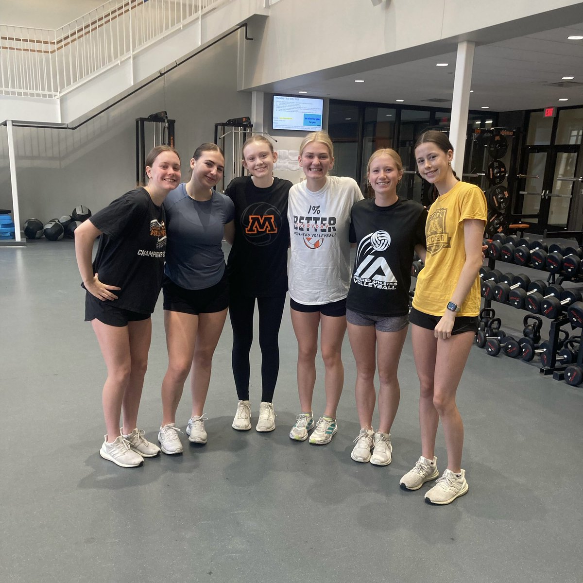 Moorheadvb's tweet image. Long day of volleyball ➡️ Early morning workout✅ 
These girls showed up‼️
This kind of dedication, grit, and heart is what sets athletes apart!💥 Nothing makes a coach prouder than seeing their athletes choose to grow. #ItStartsWithOne #RiseToTheChallenge