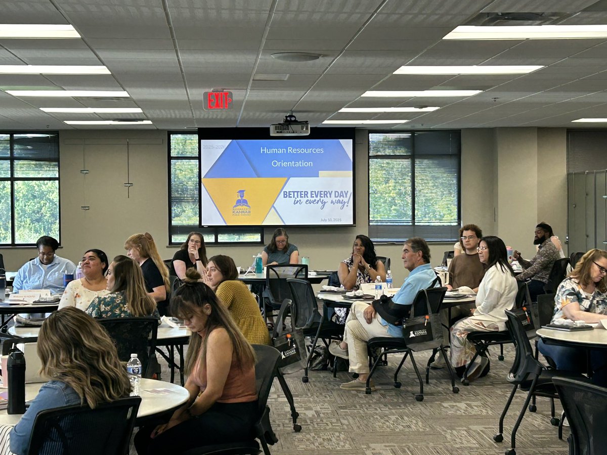 ⭐️Certified New Hire Orientation is officially underway! ⭐️We’re thrilled to welcome our newest team members to <a href="/kckschools/">Kansas City, Kansas Public Schools</a>. Here’s to growing, learning, and getting better every day! #BetterEveryDay #WelcomeToKCKPS