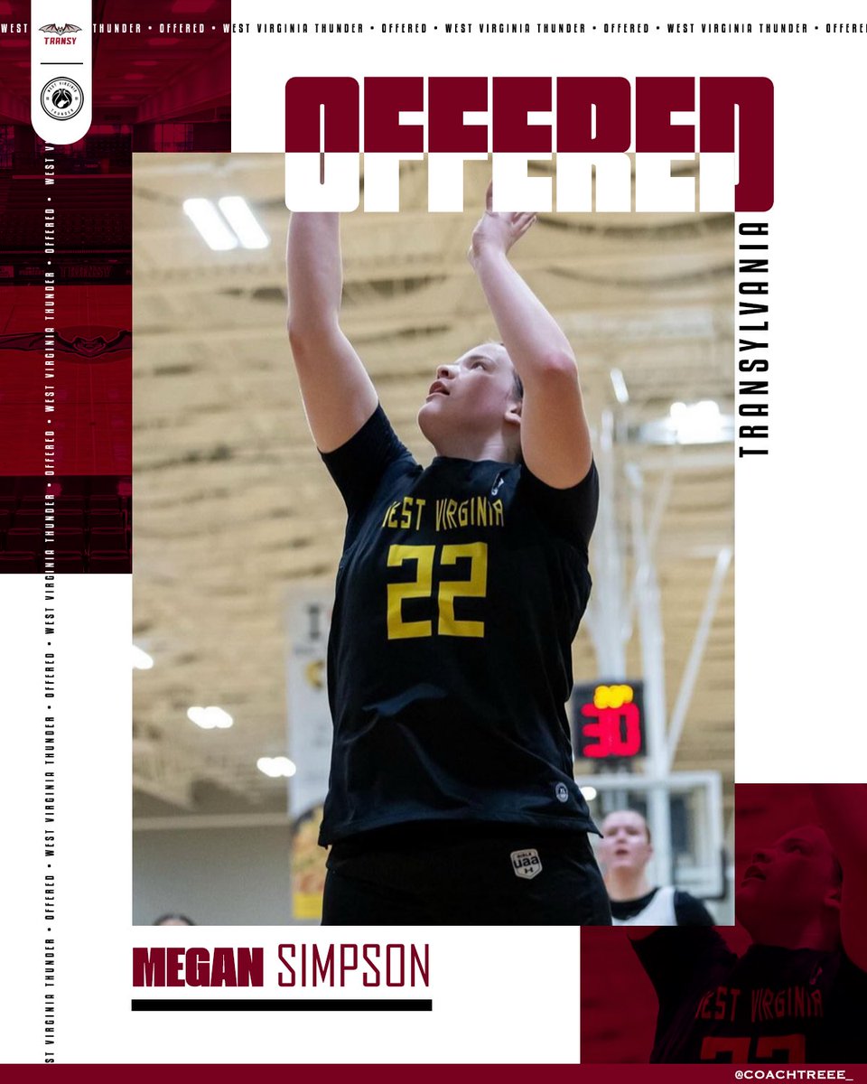 Congratulations <a href="/MeganSimpson26/">Megan Simpson</a> keep killing it big things coming! #wvthunderfam