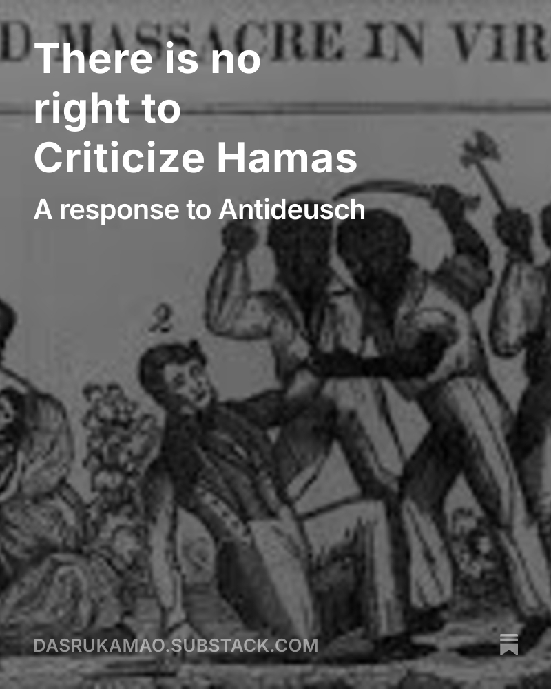 Absurd_Ruka's tweet image. New Post:

There is no right to criticize Hamas, a response to Antideusch.