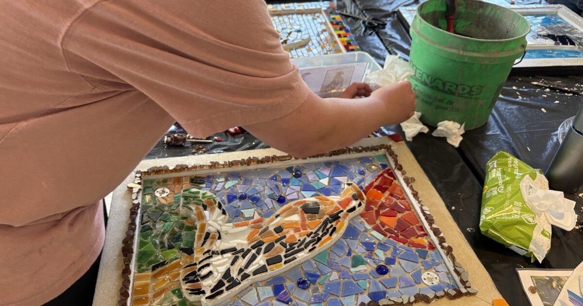 RealJulieWeaver's tweet photo. Rockford is home to a lot of public art installations. This summer, a group of students is adding even more through the Rockford Area Arts Council’s SPARK Mosaic program. WNIJ’s Peter Medlin has the https://t.co/Sl7dEaTjaw https://t.co/op1WDiTSYZ