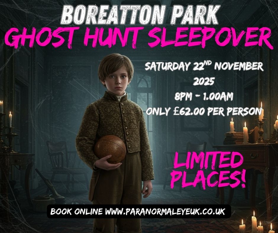 We cannot wait to return to the eerie former school of correction for Boys. Boreatton Park situated near Shrewsbury is a real must! paranormaleyeuk.co.uk/boreatton-park…
