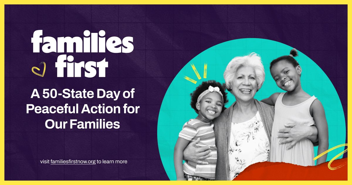 Congress and the White House just slashed Medicaid, food stamps &amp; school lunch. They’re using the savings to enrich the rich and separate immigrant families.

On July 26th, we're fighting back. Put #FamiliesFirst and find an action in your community: familiesfirstnow.org