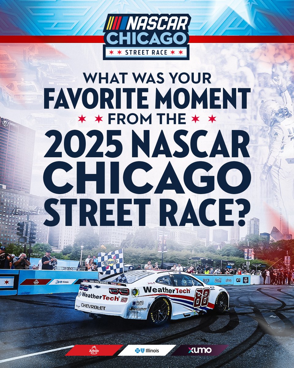 NASCARChicago's tweet image. An action-packed weekend from start to finish.
What was your favorite moment from this year's Chicago Street Race? ⬇️