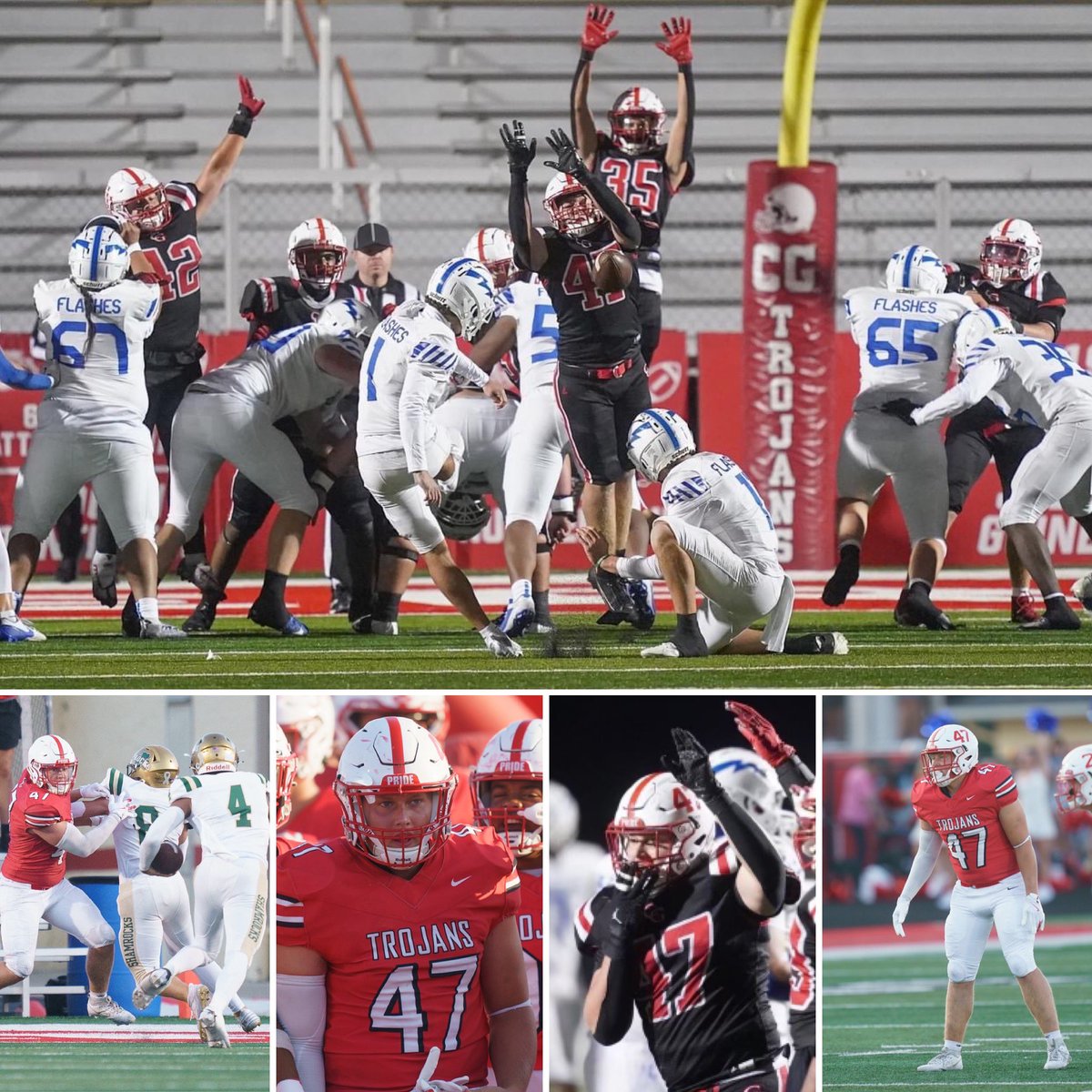 Good luck to CG's TJ Williams, who will play for the South team, wearing jersey number 33, in Friday's 59th annual Murat Shrine North/South Football All-Star Classic at Decatur Central High School at 7 p.m.  #TrojanPride