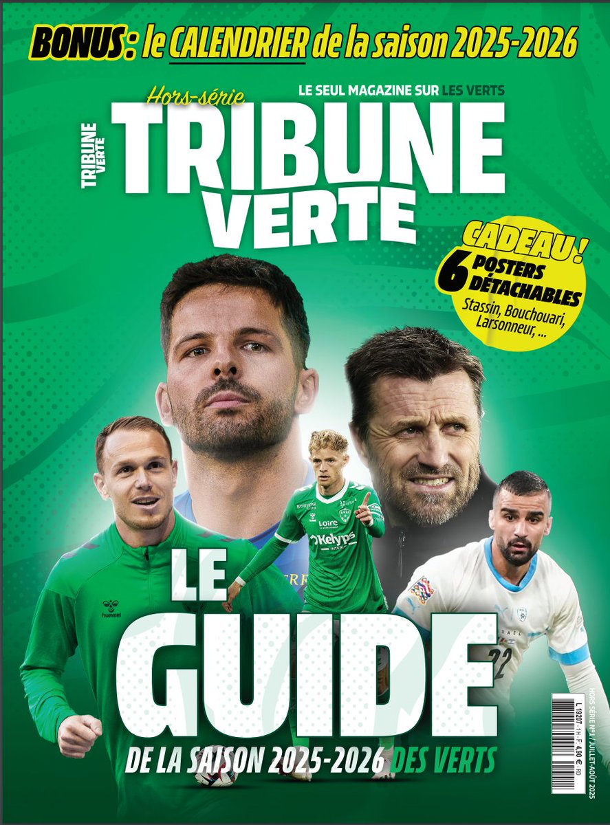 benjamindanet's tweet photo. Tout nouveau : le guide de la saison 2025-2026.
- Calendrier détachable
- 6 posters
- Entretiens A. Laurent, I.#Cardona, M. #Bernauer,
- Présentation M.#Jaber
- Rencontre avec @TRIBUNESTE42100, etc...
Commande sur https://t.co/cPCGtG2Wci ou en kiosques.
#ASSE #TeamASSE #ALV https://t.co/Y8wXQU6osW
