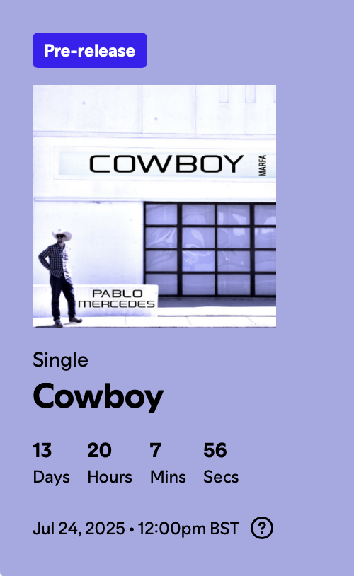 Pablo_Rocksey_M's tweet image. 13 days till release
all stream sites
#acoustic #outlawcountry #newcountry #songwriter #singersongwriter #originalmusic
#Cowboy