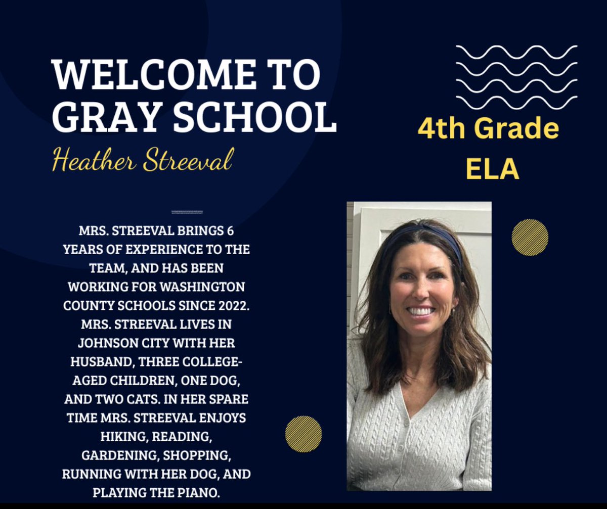 gray_elementary's tweet image. We want to Welcome our new Teachers to Gray!!!!