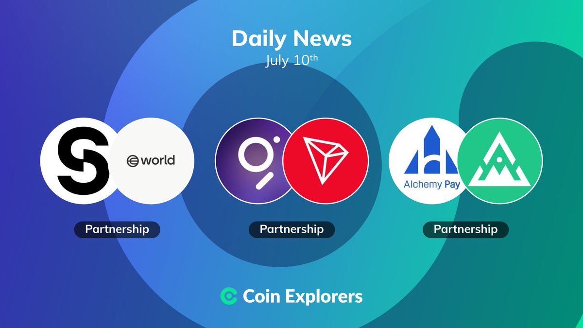 TODAY’S NEWS: July 10⚡️

🤝 <a href="/StoryProtocol/">Story</a> partners with <a href="/worldcoin/">World</a> to integrate World ID into its Layer‑1 network so creators can verify IP ownership on-chain and set usage and payment terms for their content.

🤝 <a href="/graphprotocol/">The Graph</a> integrates Substreams to bring real-time data