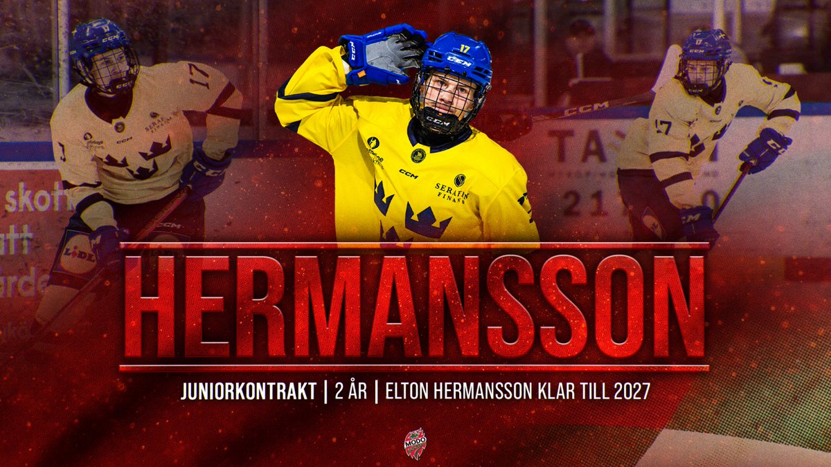 MoDo Hockey (@modo_hockey) on Twitter photo Välkommen hem, Elton! 👋
Den 17-årige forwarden Elton Hermansson flyttar hem till Örnsköldsvik och har signerat ett tvåårigt juniorkontrakt med MoDo Hockey.
✍️ Läs mer: modohockey.se/article/tw9asz…
#modose Välkommen hem, Elton! 👋
Den 17-årige forwarden Elton Hermansson flyttar hem till Örnsköldsvik och har signerat ett tvåårigt juniorkontrakt med MoDo Hockey.
✍️ Läs mer: modohockey.se/article/tw9asz…
#modose