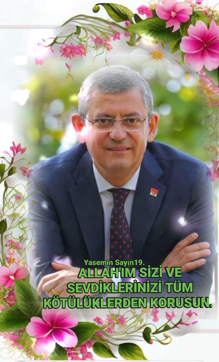 ALLAH'IM SİZİ VE SEVDİKLERİNİZİ TÜM KÖTÜLÜKLERDEN KORUSUN. 

SAĞLIK, HUZUR, MUTLULUK YAKANIZI BIRAKMASIN. 

HERŞEY GÖNLÜNÜZCE OLSUN GENELBAŞKANIM.