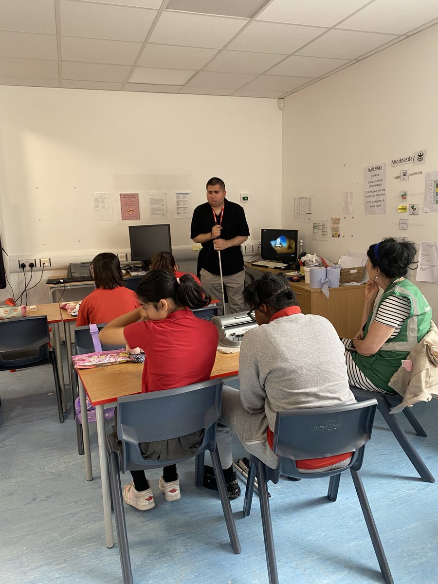 It was a pleasure visiting <a href="/JosephClarkeSch/">Joseph Clarke School</a> to deliver our "Maximise potential" project for schools. This school holds a special place in our hearts. The founder of Vision ability was a pupil there, along with many other visually impaired and blind people in London.