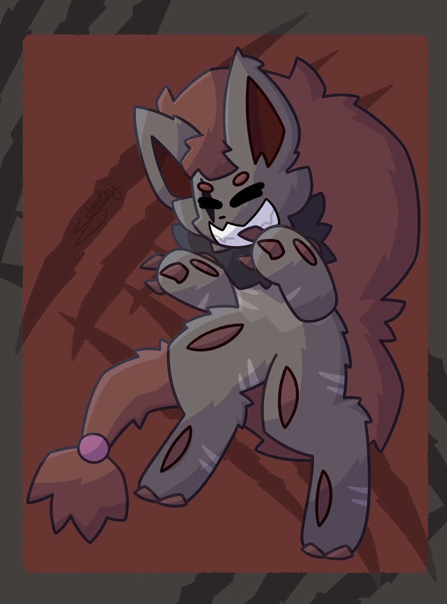 St4n_ley's tweet image. Fifth Art Fight Attack on @Paradoxyne
Thanks for letting me draw them!
#artfight #artfightteamfossils #zoroark