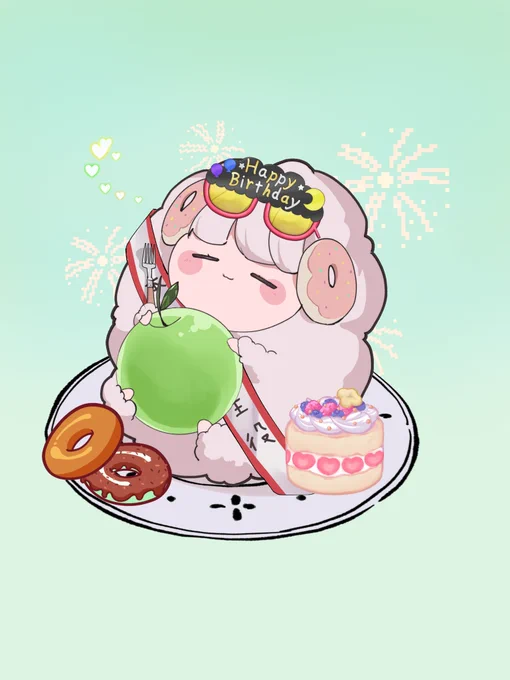 お誕生日ですᏊ*'ꈊ`*Ꮚ 風船飛ばなかったです