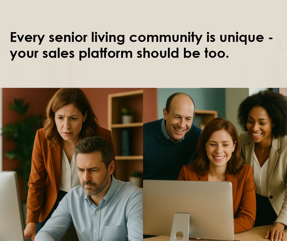 Most CRMs force you to adapt to their workflows. Wrong terminology, family workarounds, poor fit for senior living. Your community is unique. Your sales platform should be too. link.livingmetrics.com/s/xpH1l #LivingMetrics #SeniorLivingCRM