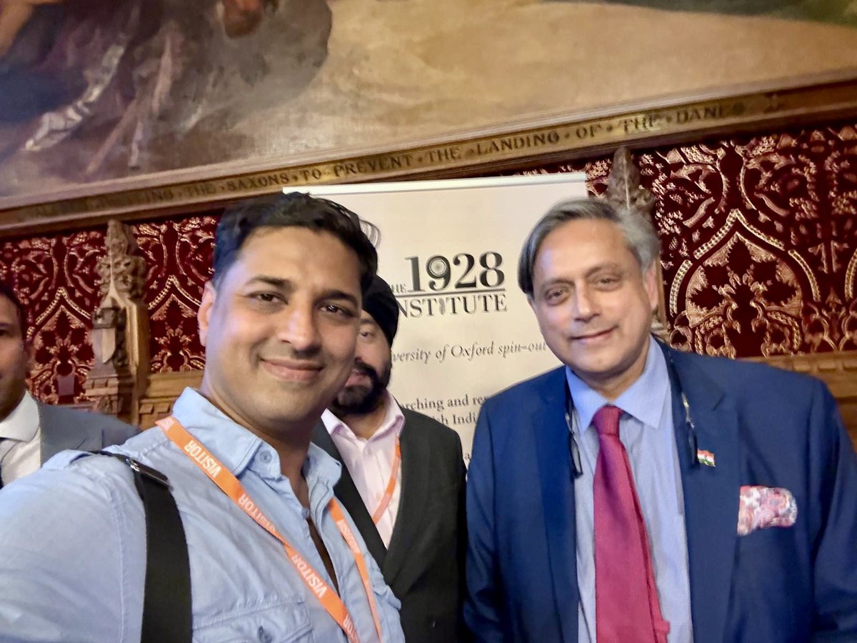 Great to welcome Kerala’s MP Dr <a href="/ShashiTharoor/">Shashi Tharoor</a> in Parliament yesterday. Always sharp, always thoughtful. A strong contender for CM when the time comes.