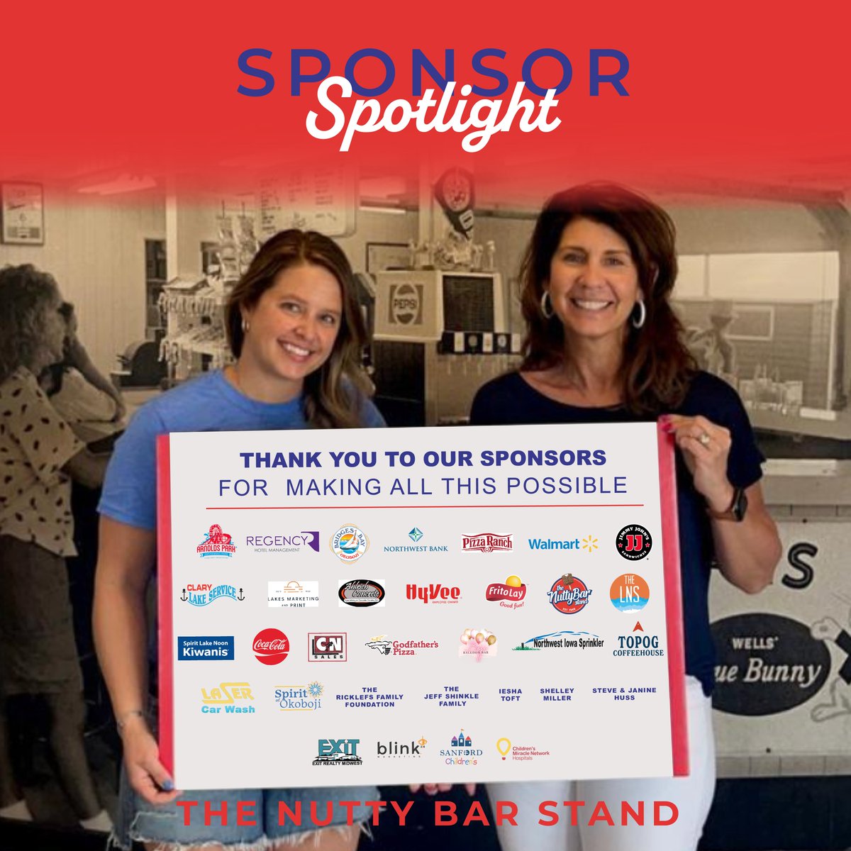 Thank you so much to The Nutty Bar Stand for being a Making Waves for Children sponsor! We are so appreciative of your ice cream bars contribution!