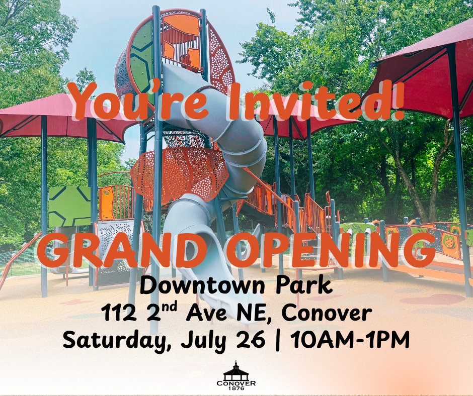 📣 Join us July 26th from 10am-1pm to celebrate the Grand Opening of the new inclusive playground in Downtown Park! 

🎈 Balloon Twisting
🌭 Hotdogs
⚽ Games and more!

📍112 2nd Ave NE