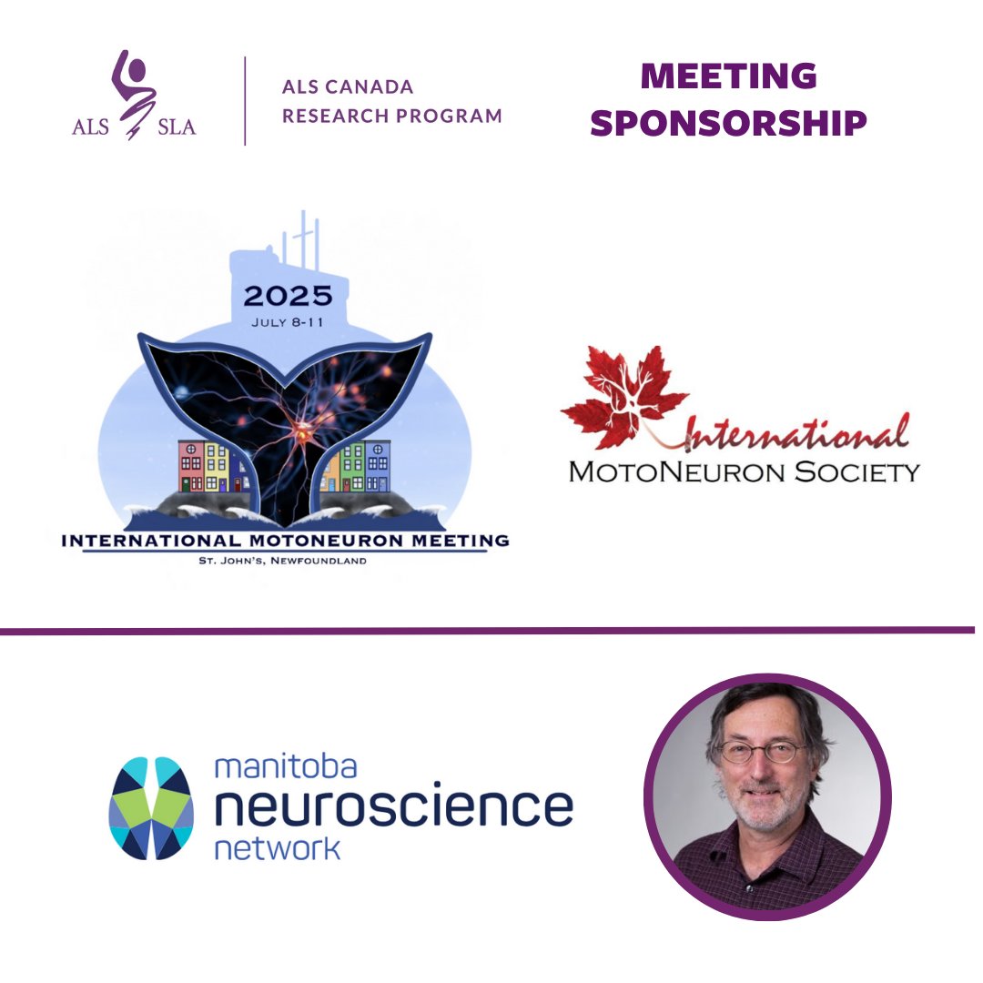 ALSCanada's tweet image. ALS Canada is pleased to support the 2025 International Motoneuron Society (IMNS) Meeting, held from July 8 to July 11 in St. John’s, Newfoundland. This global event brings together leading scientists, clinician-investigators, and trainees committed to advancing research in…