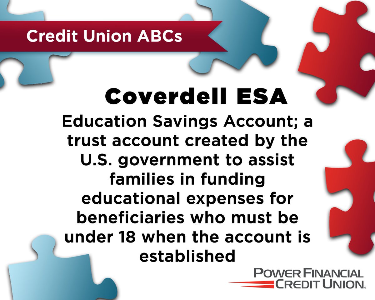 As a parent saving for your child’s education, this is another option worth considering. With benefits like tax-free growth and ample usage, this is a versatile savings tool that can benefit your child’s learning journey and your budget. #CreditUnionABC #CoverdellESA #SmartSaving