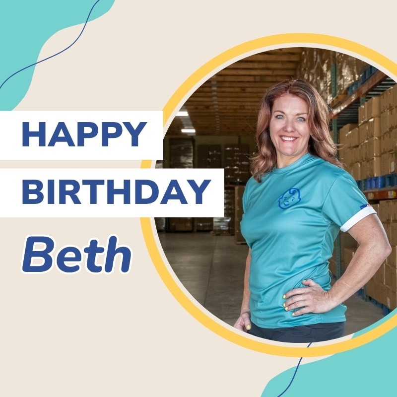 Happy Birthday to Beth! Founder, inventor, Army veteran &amp; mom of two! 🎉

Drop a 🎂 to celebrate! #HappyBirthdayBeth #BusyBaby
busybaby.com