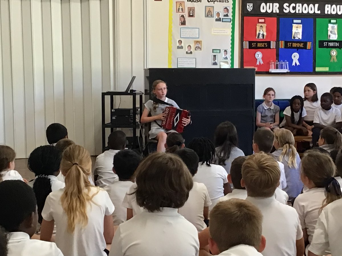 We enjoyed the variety of instruments featured in The concert today.