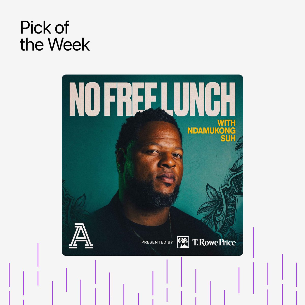 Apple Podcasts (@applepodcasts) on Twitter photo Ever wonder how athletes turn paychecks into empires? 🏈💸
On our pick of the week, No Free Lunch host <a href="/NdamukongSuh/">Ndamukong Suh</a> uses his podcast to explore how the most successful people in sports made it, and what we can take away from their journeys.
apple.co/NoFreeLunch Ever wonder how athletes turn paychecks into empires? 🏈💸
On our pick of the week, No Free Lunch host <a href="/NdamukongSuh/">Ndamukong Suh</a> uses his podcast to explore how the most successful people in sports made it, and what we can take away from their journeys.
apple.co/NoFreeLunch