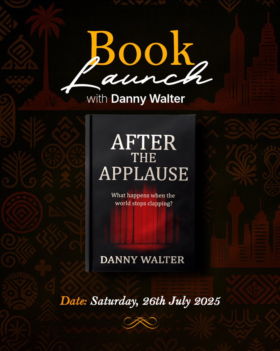 wisebaba (@wizebaba) on Twitter photo "After The Applause", a book by your very own <a href="/AjeboDanny/">D A N N Y 🪂</a>!
The launch will be happening later this month on 26th July, 2025
You can pre-order here: dannywalterwrites.com "After The Applause", a book by your very own <a href="/AjeboDanny/">D A N N Y 🪂</a>!
The launch will be happening later this month on 26th July, 2025
You can pre-order here: dannywalterwrites.com