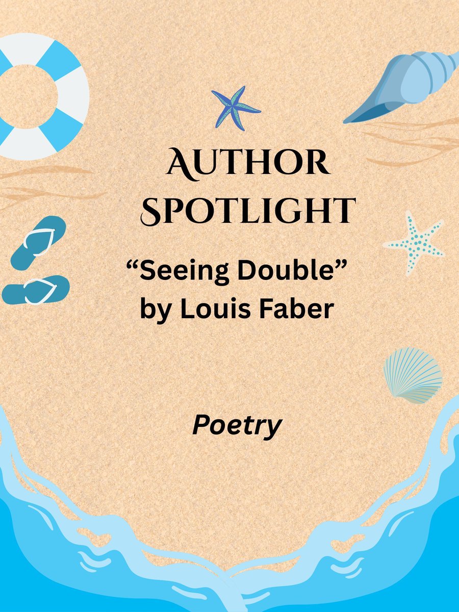 Author Spotlight #8: Louis Faber and his poem, "Seeing Double."
Read his piece here: flaremagazinecom.wordpress.com/seeing-double-… 
.
.
.
#litmags #authorspotlight #poetry #disability