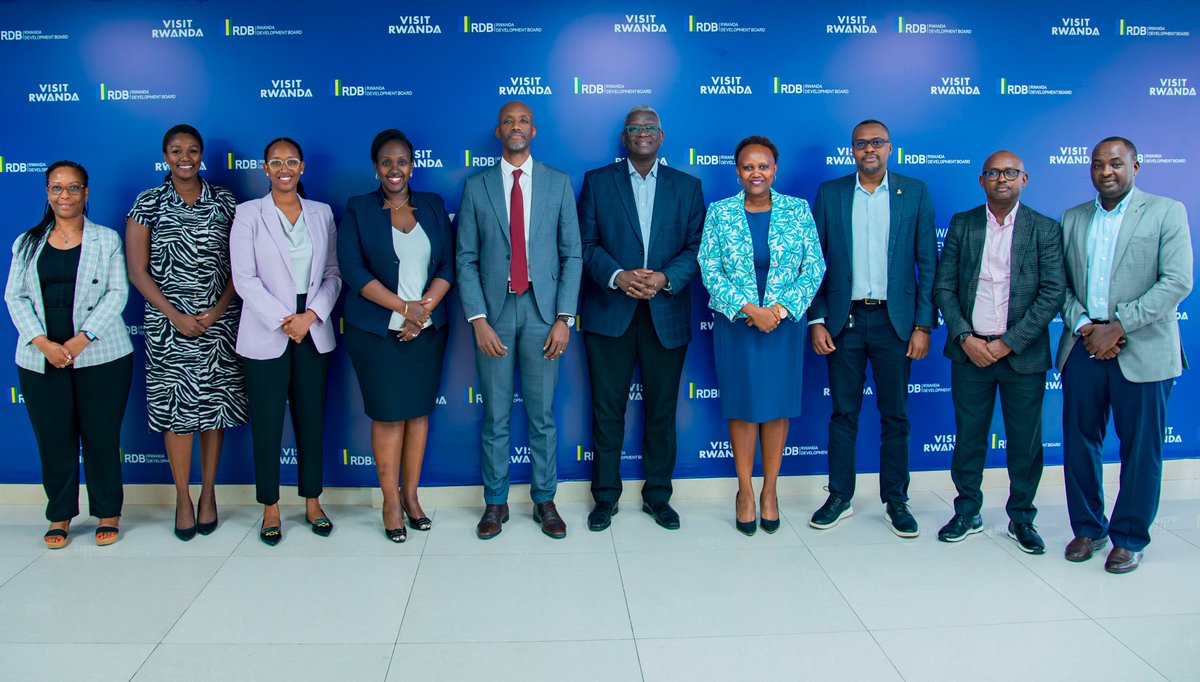 Rwanda Development Board (@rdbrwanda) on Twitter photo RDB CEO <a href="/afrika_jean/">Jean-Guy K. Afrika</a> met with Andrew Kilonzo, Managing Director of East African Breweries <a href="/EABL_PLC/">East African Breweries PLC</a>, and his delegation to discuss investment opportunities and business facilitation in Rwanda’s beverage sector.
#InvestInRwanda RDB CEO <a href="/afrika_jean/">Jean-Guy K. Afrika</a> met with Andrew Kilonzo, Managing Director of East African Breweries <a href="/EABL_PLC/">East African Breweries PLC</a>, and his delegation to discuss investment opportunities and business facilitation in Rwanda’s beverage sector.
#InvestInRwanda