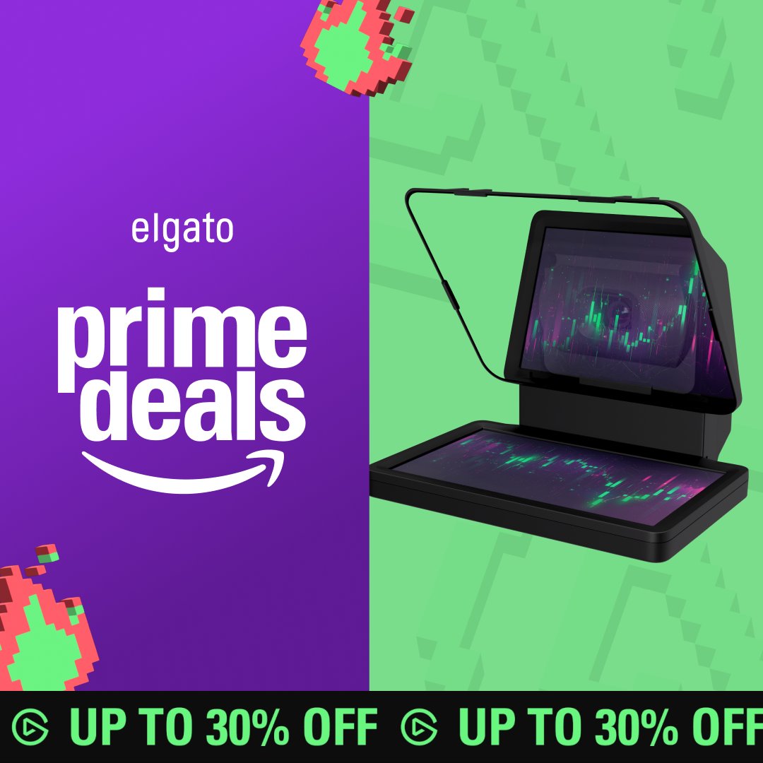 Shopmaster's tweet image. 📋 Teleprompting made easy: Elgato Prompter up to 30% OFF! 🚨
Lightweight, fold-flat design works with any tablet—deliver flawless presentations every time.
👉 elgato.com/us/en/prime-de…
#ElgatoPartner #PrimeDay #ContentCreation
