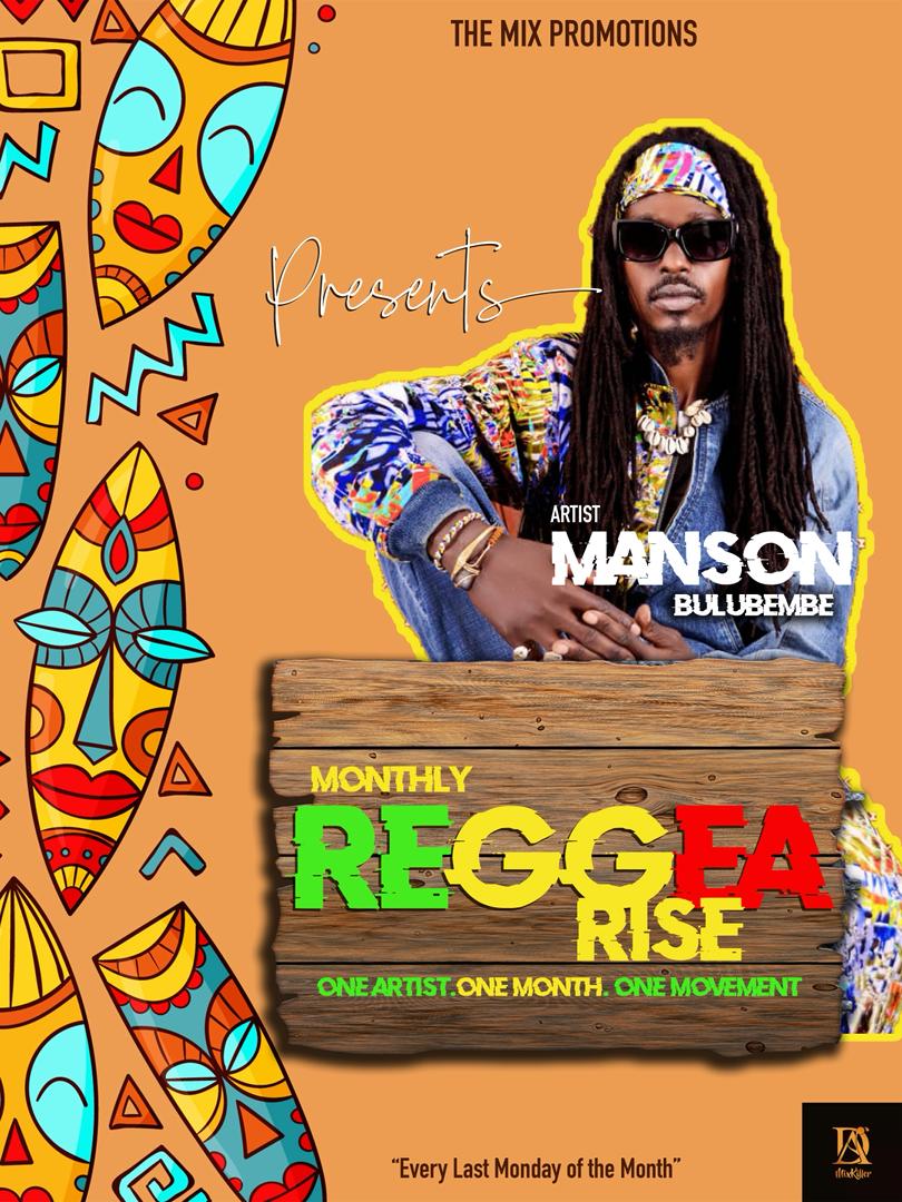 JAM_DRUM_CIRCLE's tweet image. As we push our #reggae #rise compaign this Sunday our artist of the monthly #mansonbulubembe will be live at Caribbean connection 🟩🟧🟥🔥🔥