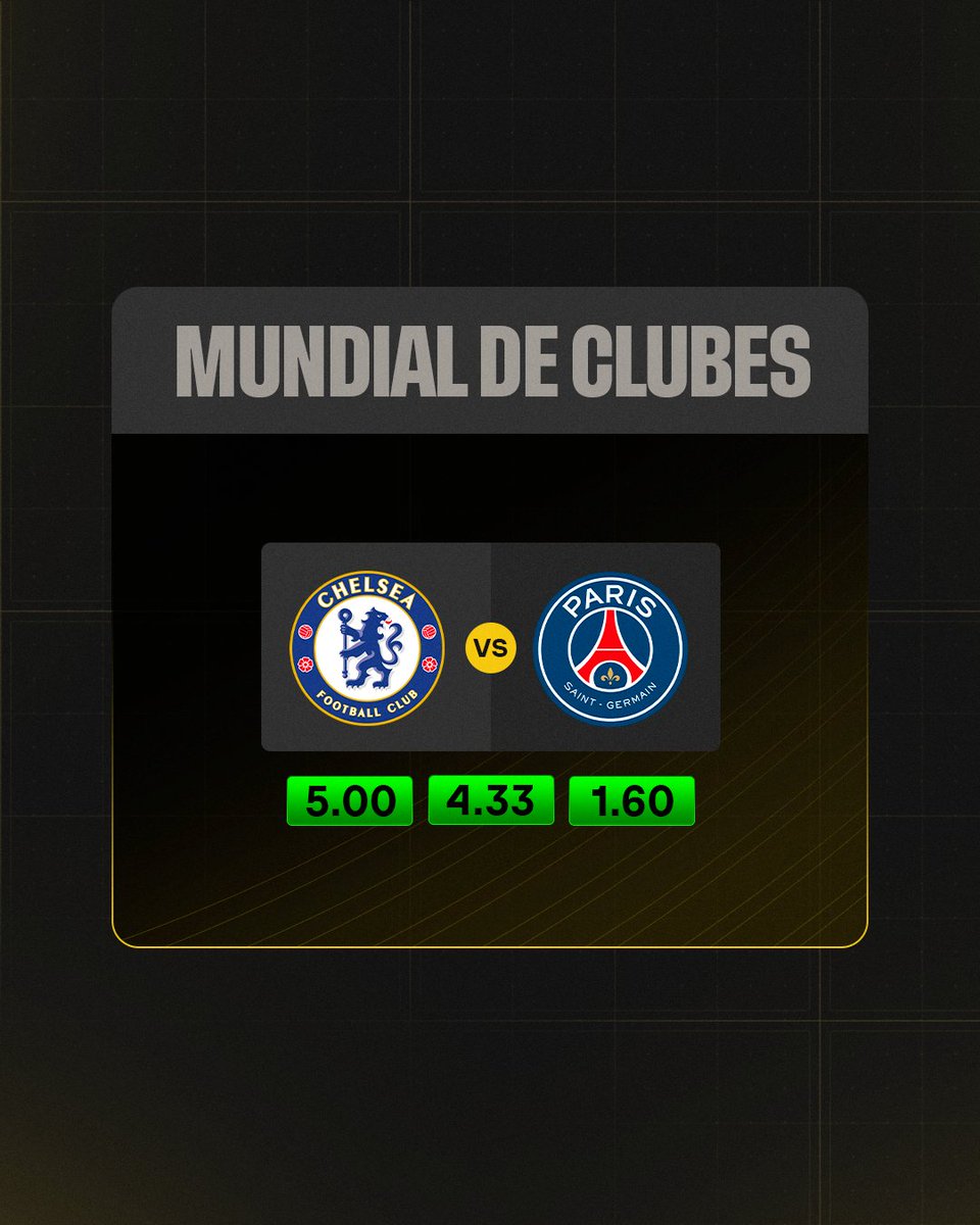 Gainblers's tweet image. ⚔️ ¡FINAL MUNDIAL DE CLUBES!

🎯 Aquí tenemos el pronóstico de @idallsports para el partidazo que decidirá al nuevo Rey del mundo

🧠 Al ser una final se espera un inicio de partido más tranquilo y con mucho respeto...quizás en la segunda parte se altere y más si un equipo va por…