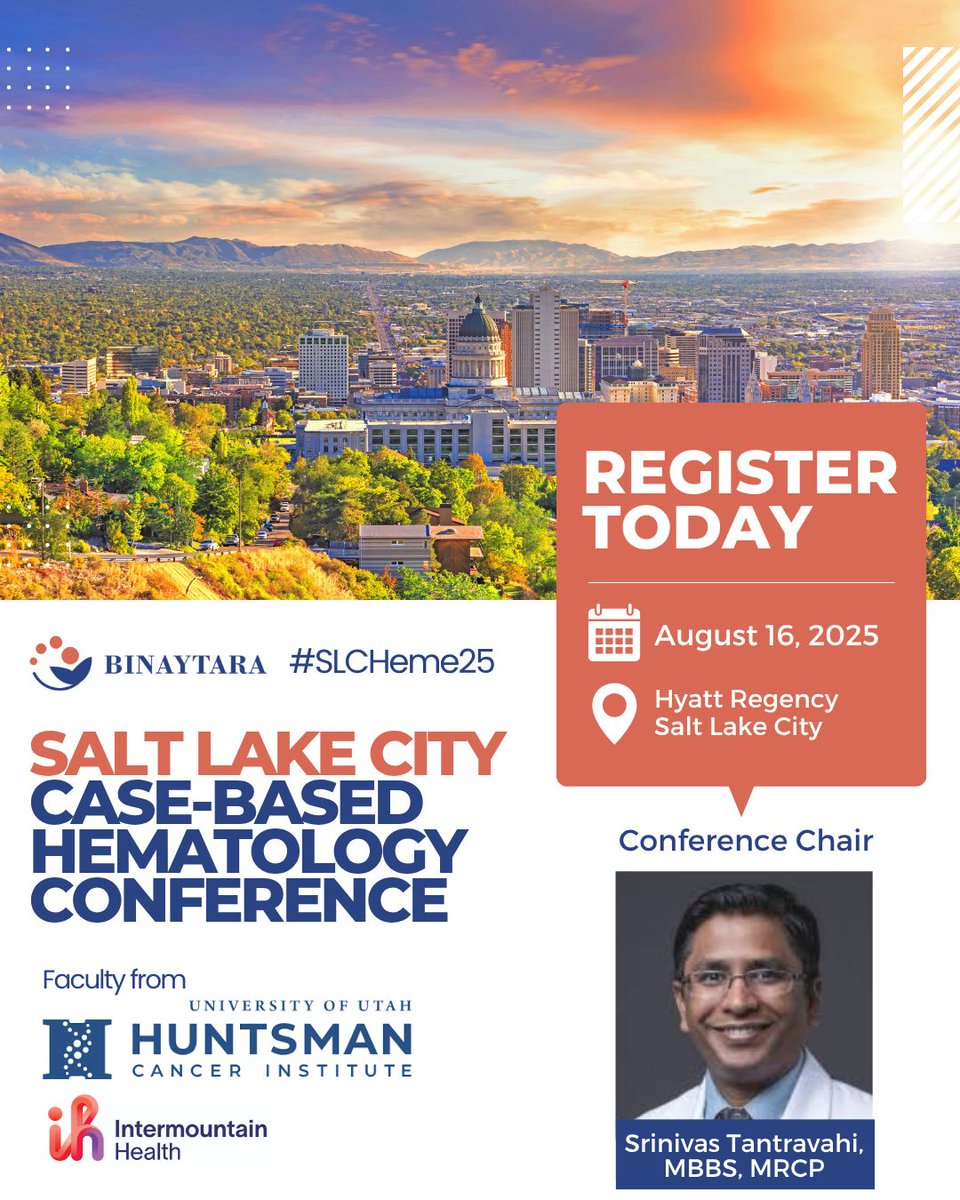 Join the CME/ACPE-accredited Salt Lake City Case-Based Hematology Conference, where Dr. Srinivas Tantravahi and other leading experts place recent updates into clinical context and discuss how the results may change the current standards of care for patients with malignant