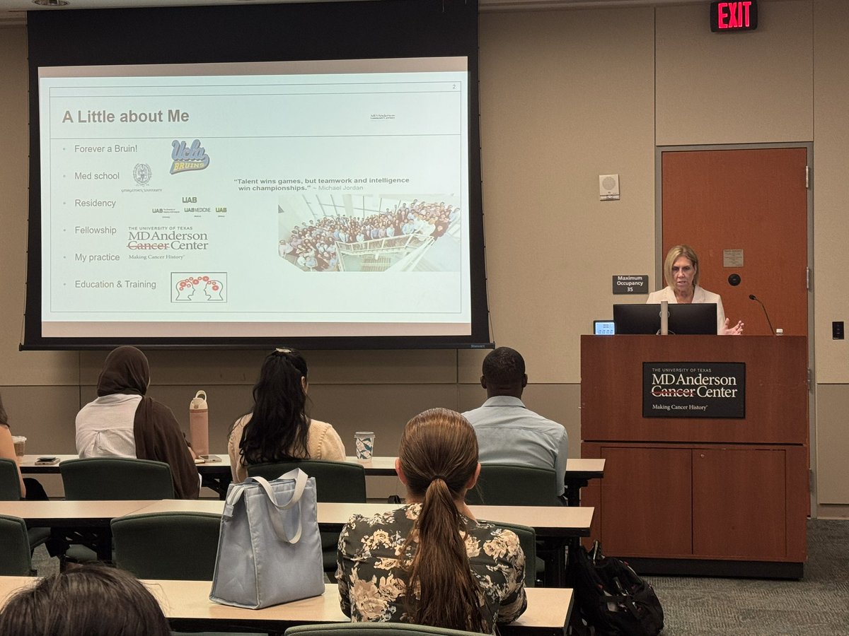 yogagirldd's tweet photo. @DianeBodurka THANK YOU for an amazing and insightful talk for the @MDAndersonNews #CATALYST summer #research #medstudents! You are an inspiration and your tips and advice are 💯‼️ @JillGunther @AshishAVoice https://t.co/0J3NGCMe6m