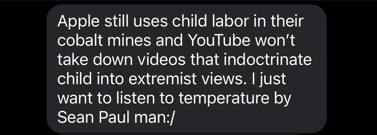 We are arguing the superior music app in the gc this morning
