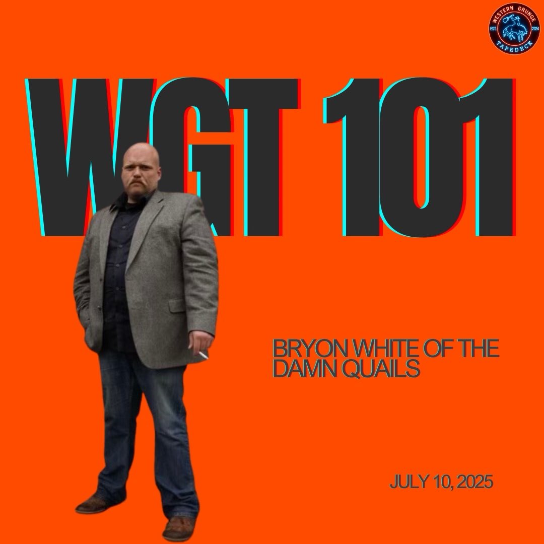 WesternGrungeTD's tweet image. DECKKK DROP 🗣️
This week, Gage and Brook sit down with Bryon White of the Damn Quails for a conversation full of stories you couldn’t make up if you tried. They cover everything from Norm Macdonald and Billy Joe Shaver being early fans, to a young Sturgill Simpson opening shows…