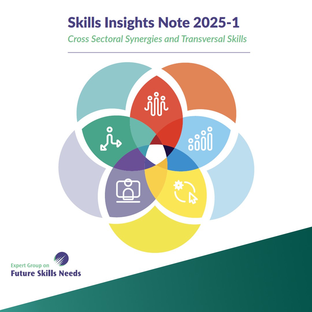 DeptEnterprise's tweet image. The Expert Group on Future Skills Needs (EGFSN) have launched a new series of Skills Insights Notes. The EGFSN has advises Government on future skills requirements and associated labour market issues that impact on the national potential for enterprise and employment growth.

The…