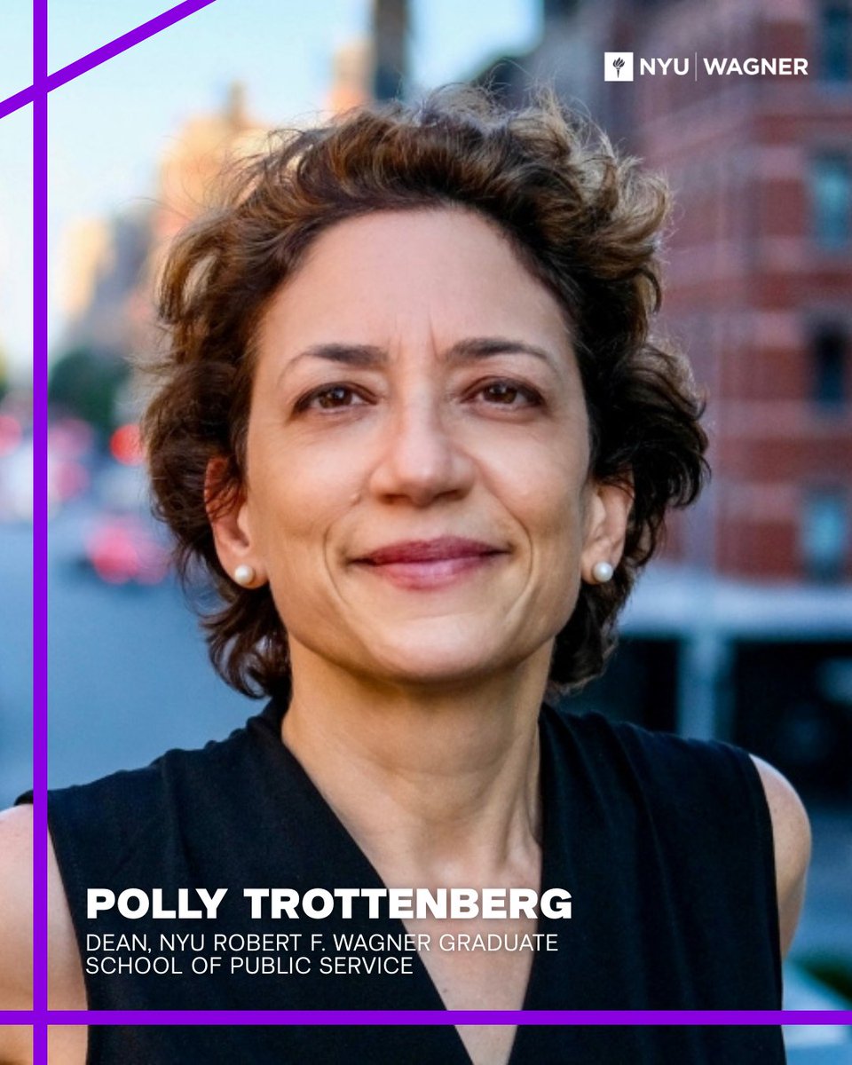 NYUWagner's tweet image. Welcome to #NYUWagner, Polly Trottenberg!
The former deputy secretary of the US Department of Transportation and former commissioner of the NYC Department of Transportation will begin her tenure as dean on August 1, 2025.
Read more: bit.ly/4kunHfW