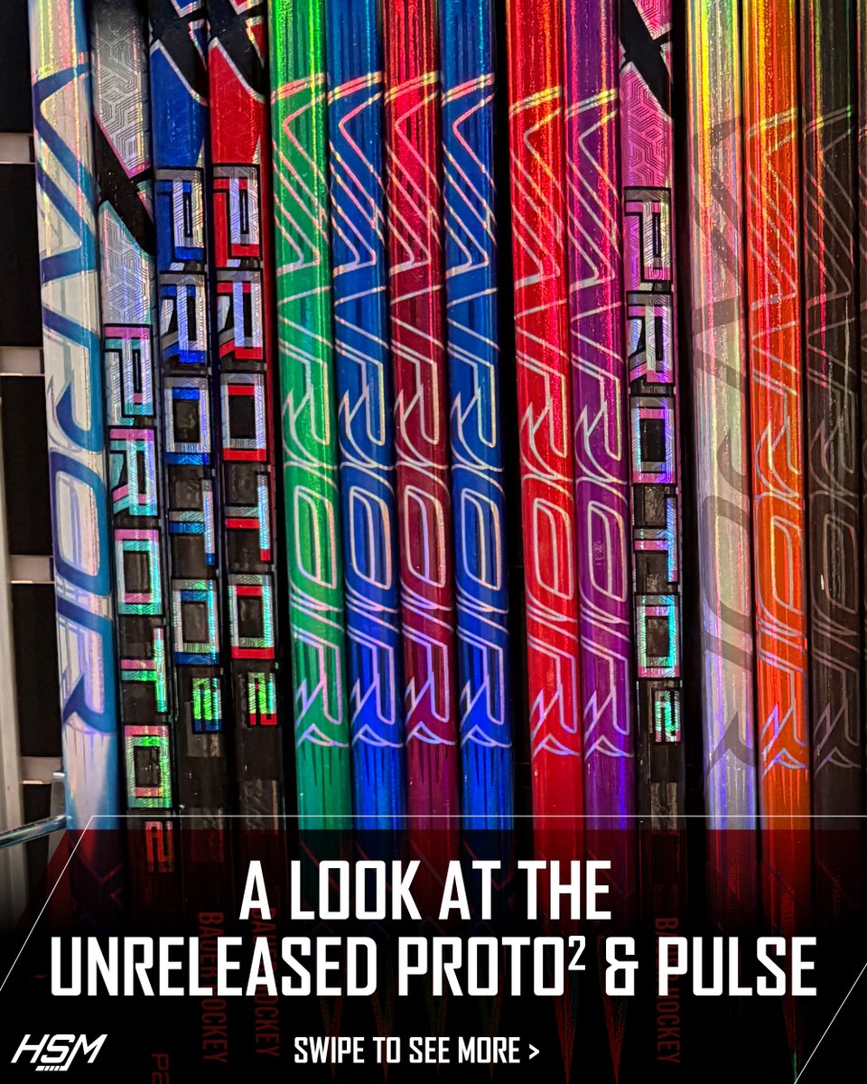 HockeyStickMan's tweet image. We got our own look at some of these unreleased sticks circling development camp.
They look and feel awesome! Can't wait to get some in store
#Bauer #Proto2 #Pulse #HockeyStickMan #StickMan