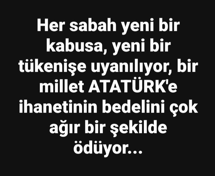 Bu kâbusların, bu tükenişin ve bu büyük ihanetin #NedeniSensin
Güzel ülkem sizin elinizde, sizin bitmek bilmeyen entrikalarınızla bitme noktasına geldi. 
#KorkmaSeçimYap