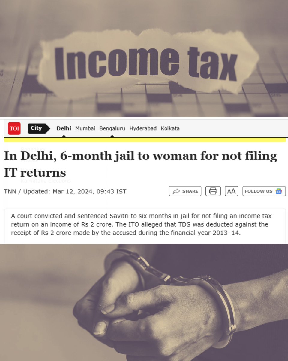 talk2anuradha's tweet image. Taxpayer            Contractor/Babu
Missed ITR        Bridge collapse, 15 died
6 months jail     No Action