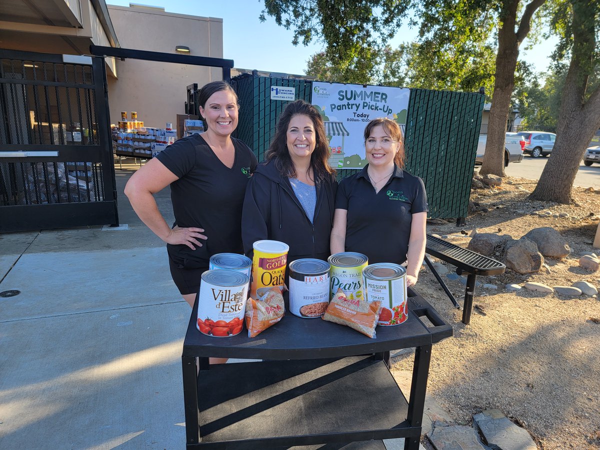 We'll be here at Valley Oaks until 10am!!! 
Stop by for some free pantry goods!