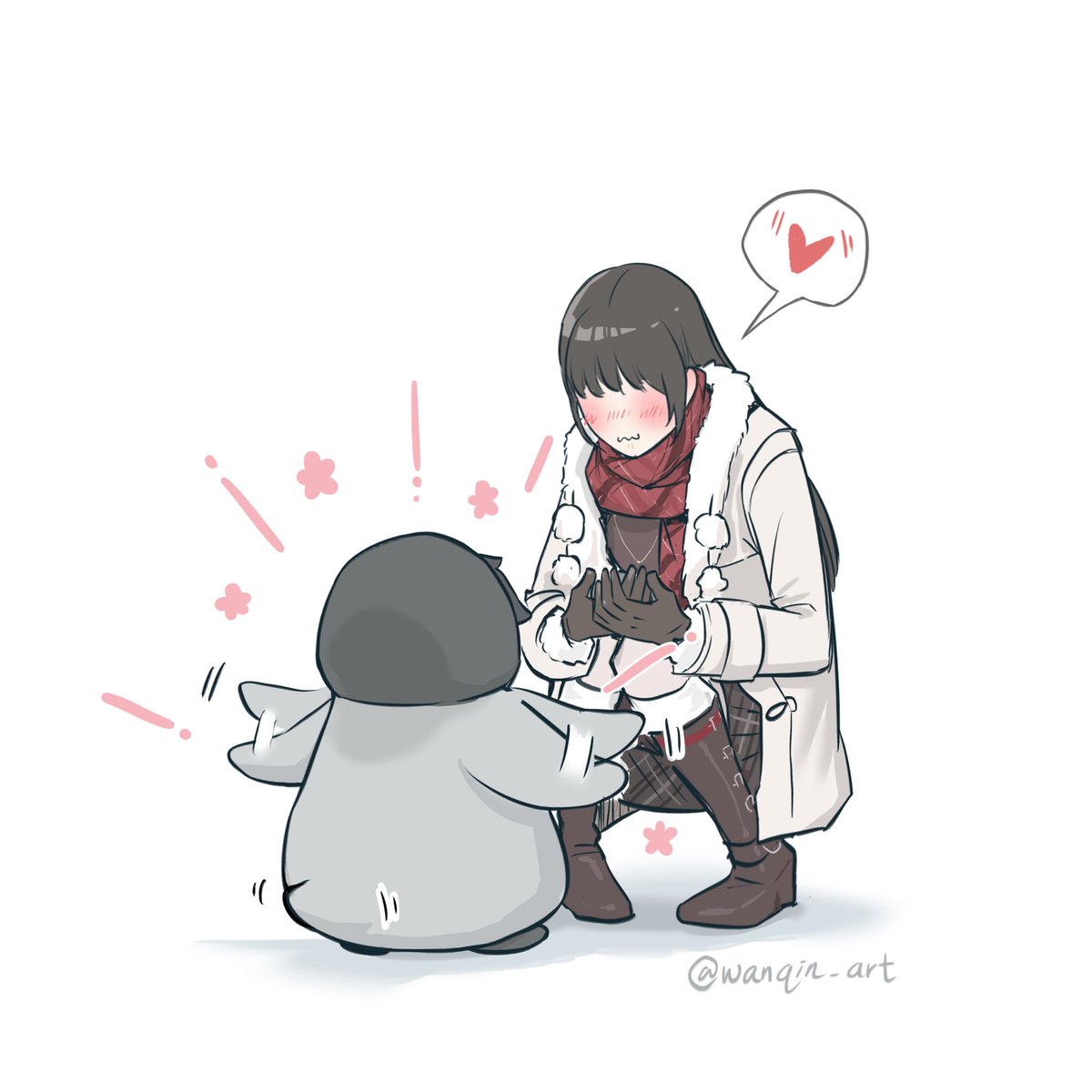 wanqinart's tweet image. 企鵝小黎🐧:姊姊~這個送給你🪨
🥹💓💓💓🫠
#黎深 #zayne #レイ #이서언 #戀與深空 #loveanddeepspace #恋と深空 #러브앤딥스페이스 #wanqinart #恋と深空二次創作 #企鵝 #penguin